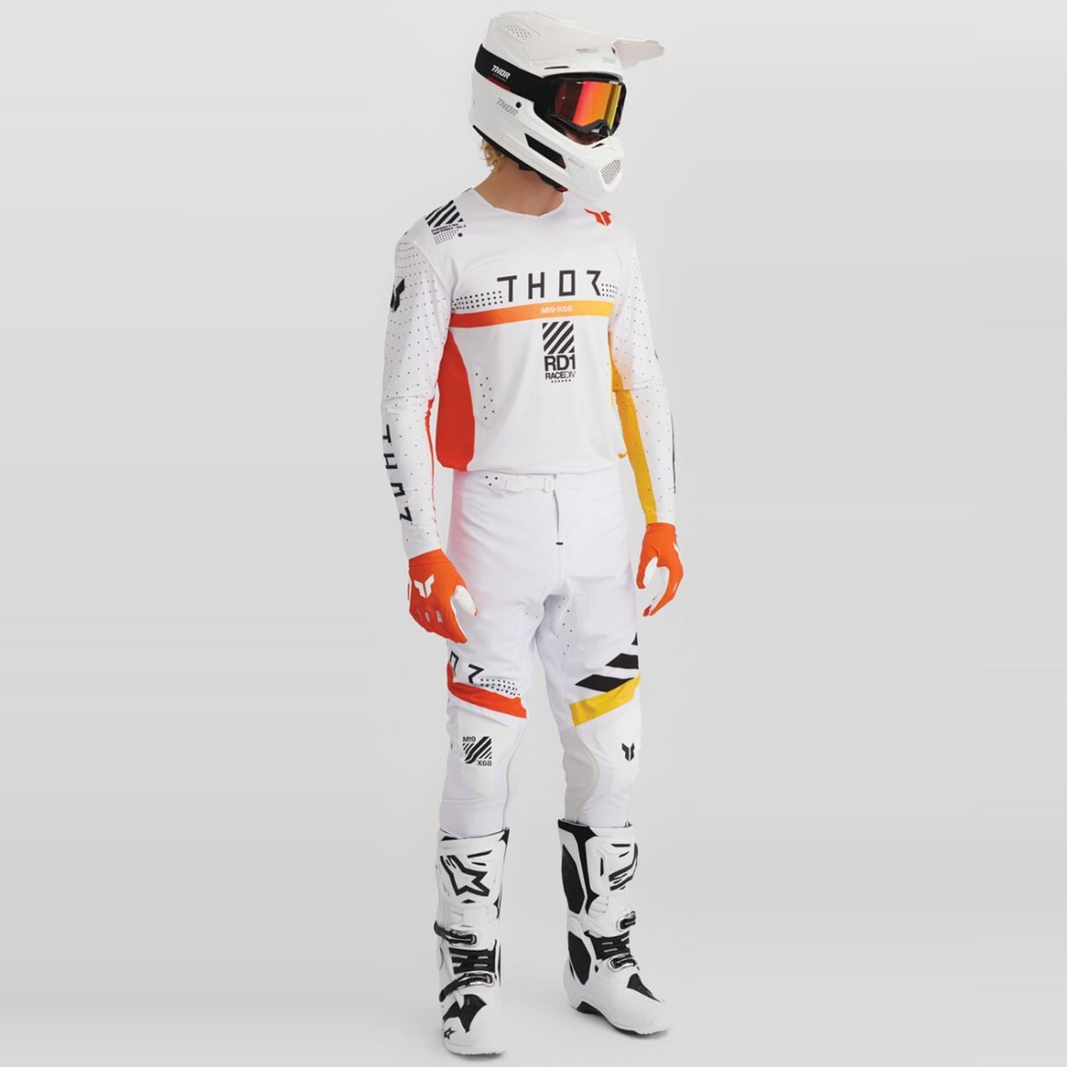 Thor 2026 Sportmode Synth White MX Combo Kit